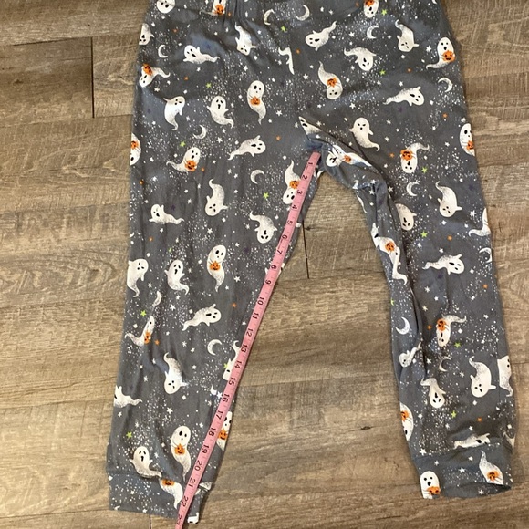 Ghost Print Short Sleeve Tee  Cropped pants PJ SET VERY SOFT - Picture 11 of 13